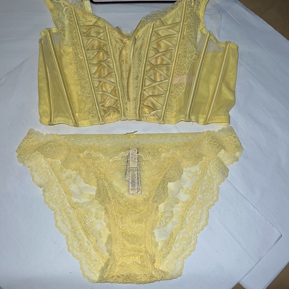 (L) 2pcs Victoria’s Secret Dream Angels set Corset & Cheeky Panty - Picture 14 of 17